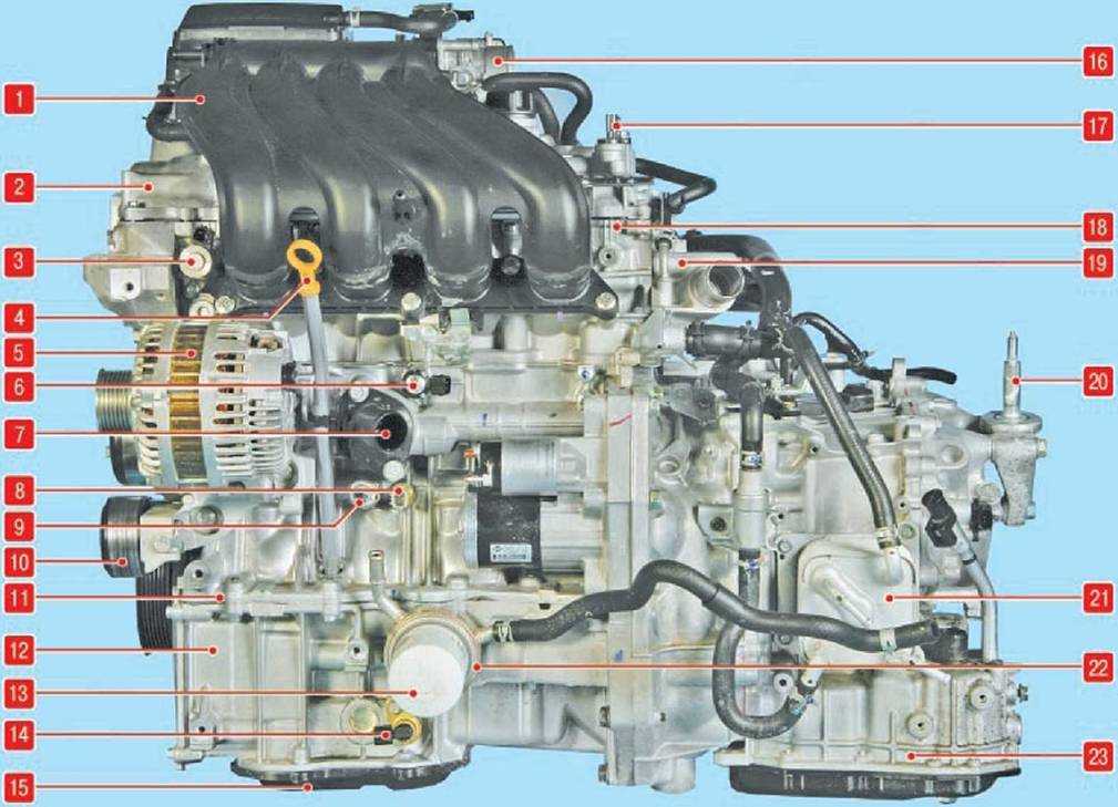 Показать где стоит. Датчики двигателя hr16de. Мотор Nissan hr16 de. Двигатель Ниссан Кашкай 1.6 114 л.с. Двигатель Nissan hr16de.