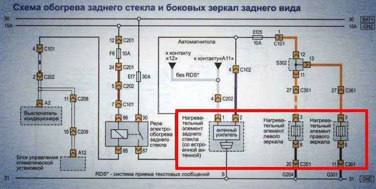 Не работает обогреватель заднего стекла: диагностика и ремонт