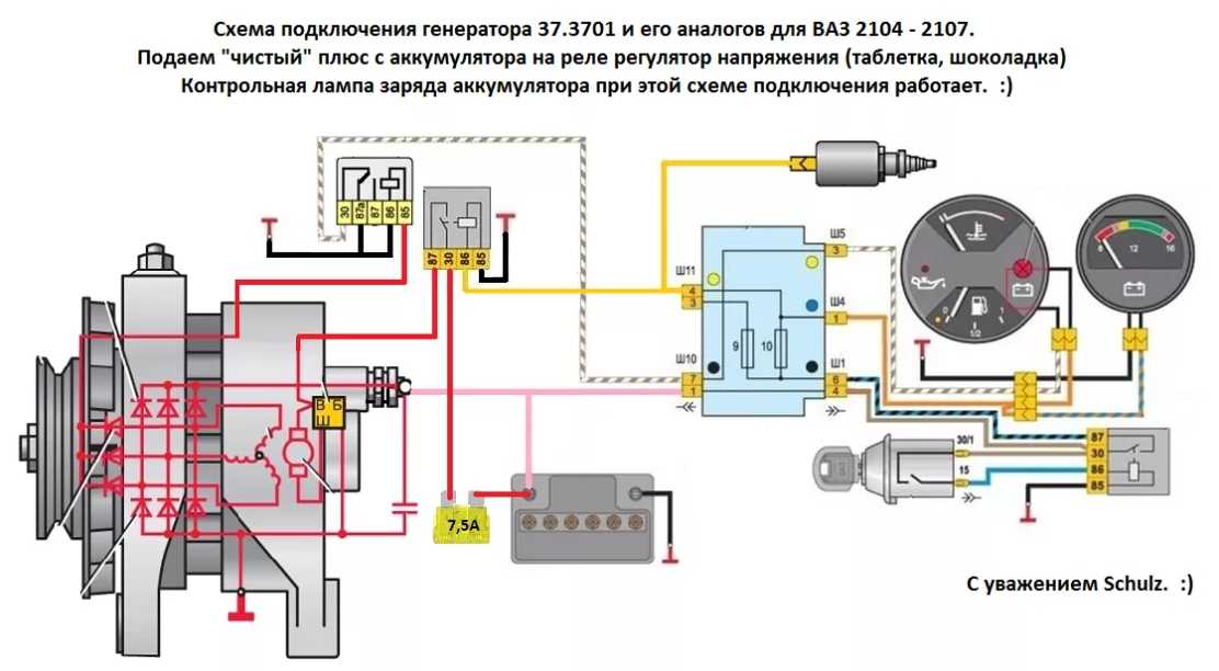 Как проверить генератор на ваз-2107 (инжектор, карбюратор): пошаговая инструкция