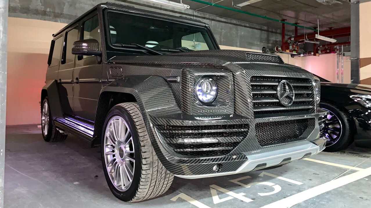 Переделка нового mercedes g500 w464 2020 года в amg версию -внешний тюнинг -портфолио