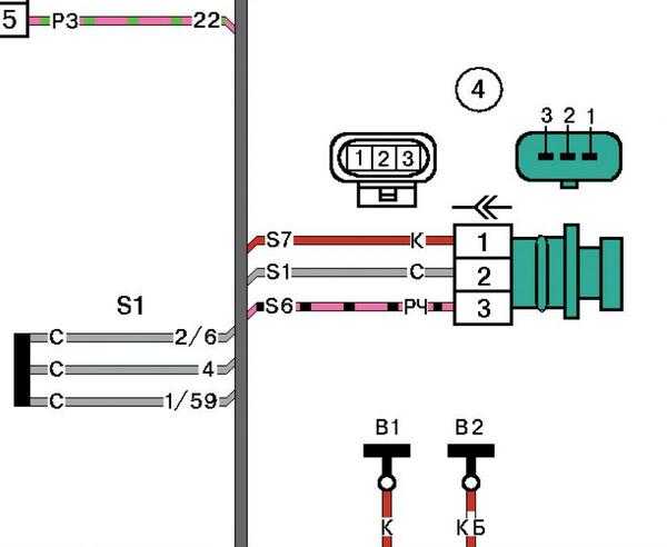Схема электропроводки датчика скорости калина